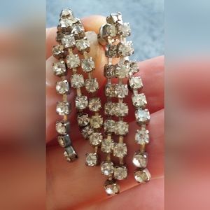 Vintage rhinestone earrings